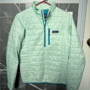 Patagonia Light Green Puffer Jacket